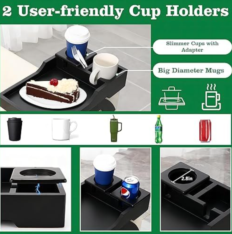 Folding Sofa Arm Tray Table