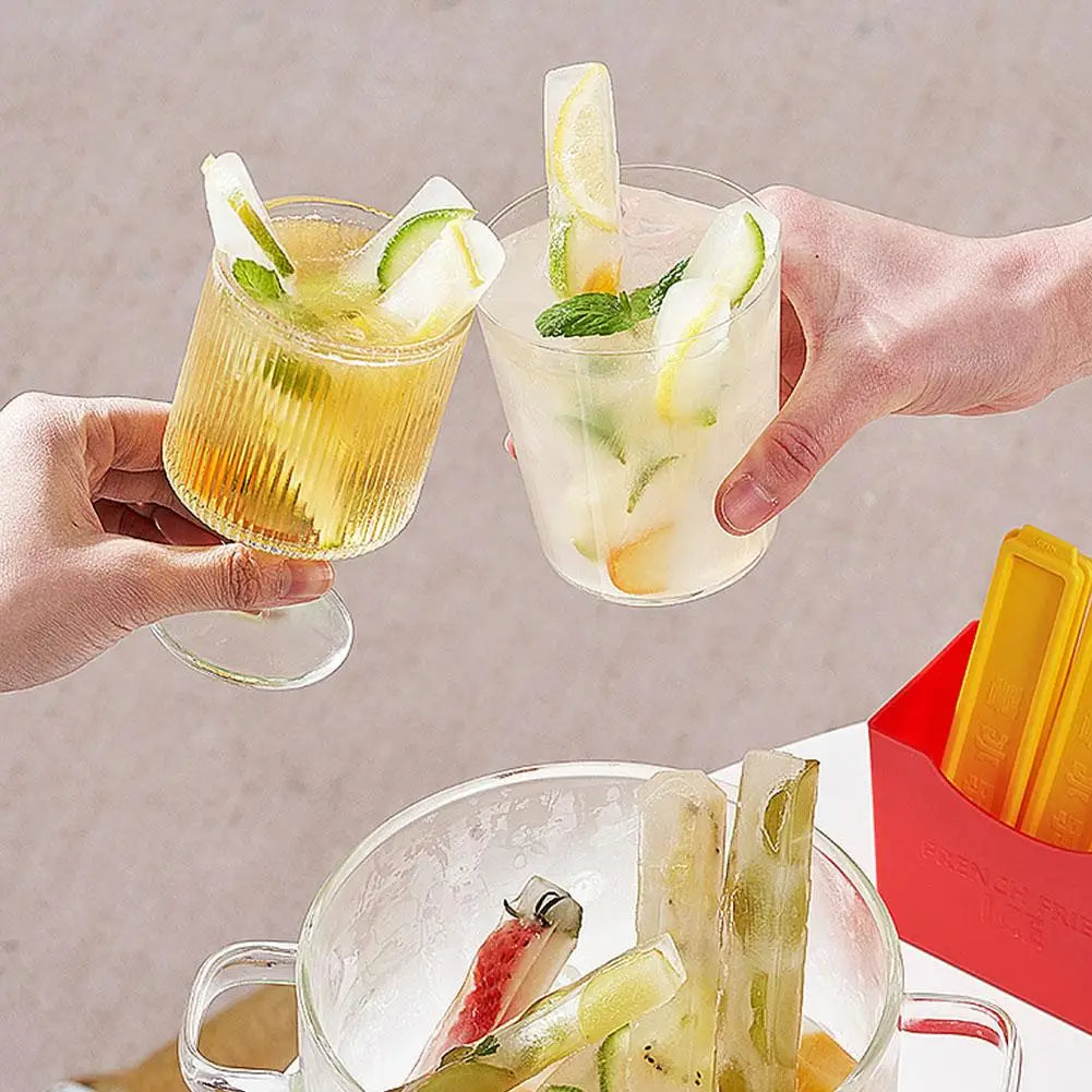 Silicone Ice Stick Molds Set ( Pack of 6 )