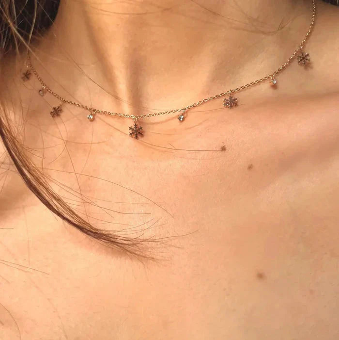 Snowflake necklace