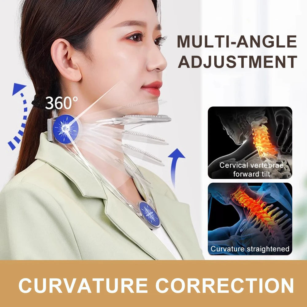 Adjustable Cervical Traction Device For Posture Correction