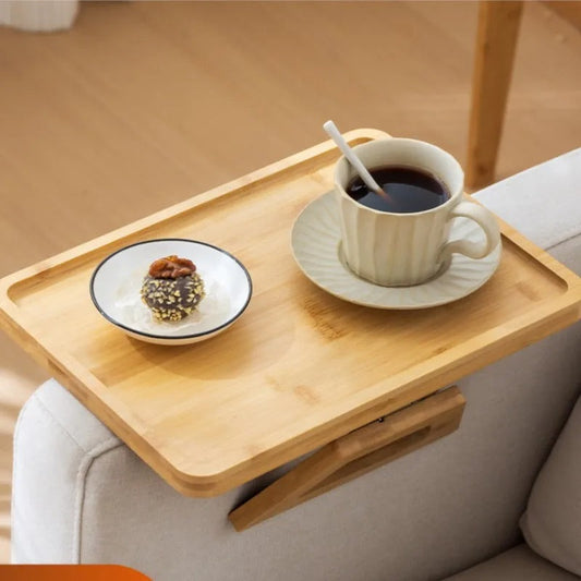Wooden Sofa Arm Tray for Home