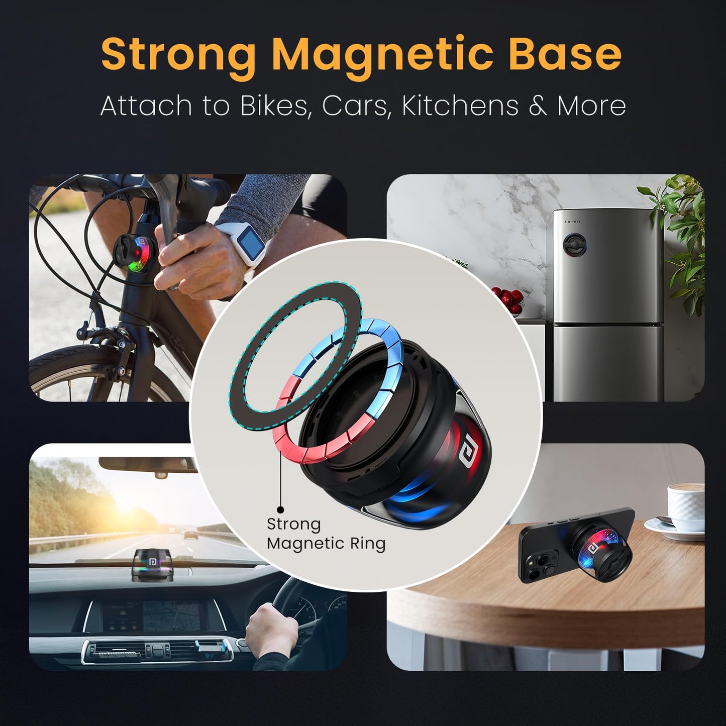 4 in 1 Magnetic Charger And Bluetooth Speaker