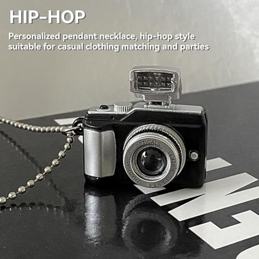 2 in1 Camera Keychain And Necklace