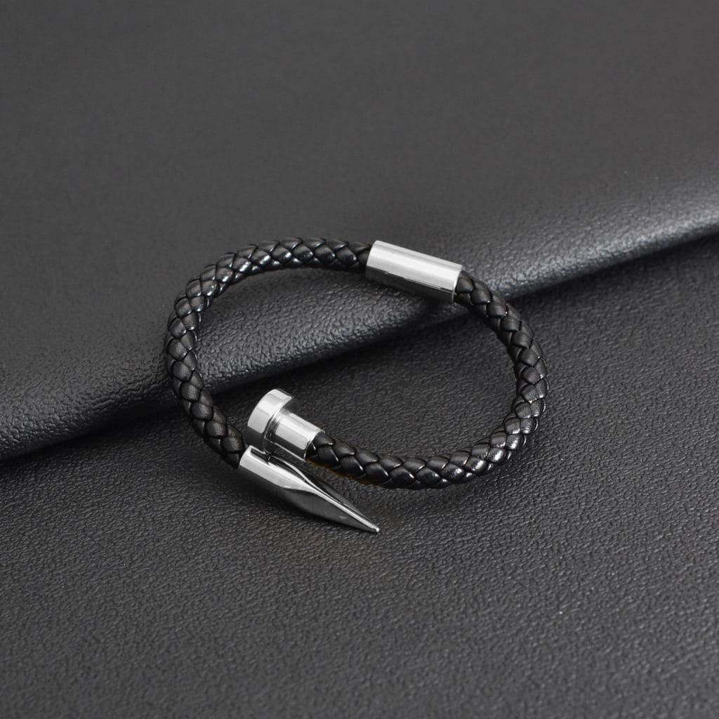 Tip Braided Nail Bracelet 🔩✨