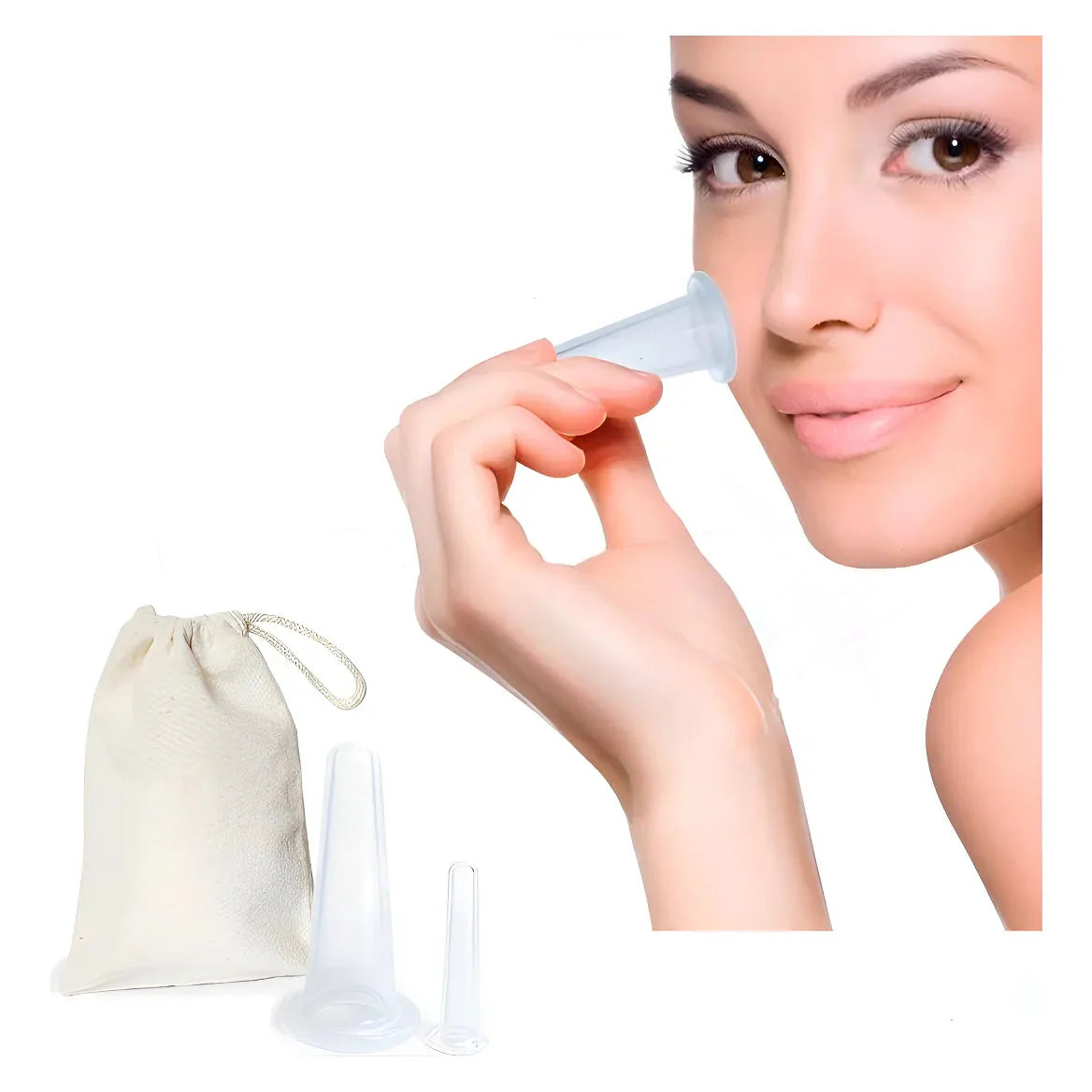 Silicone Facial Cupping Set