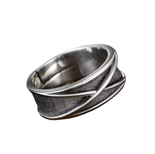 Time Wonder cross silver Ring