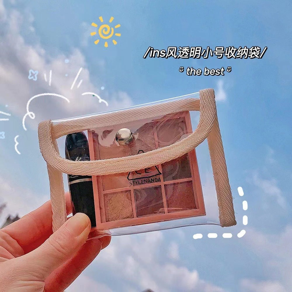 Transparent Cosmetic Bags ( PACK OF 6 )