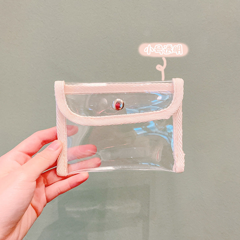 Transparent Cosmetic Bags ( PACK OF 6 )