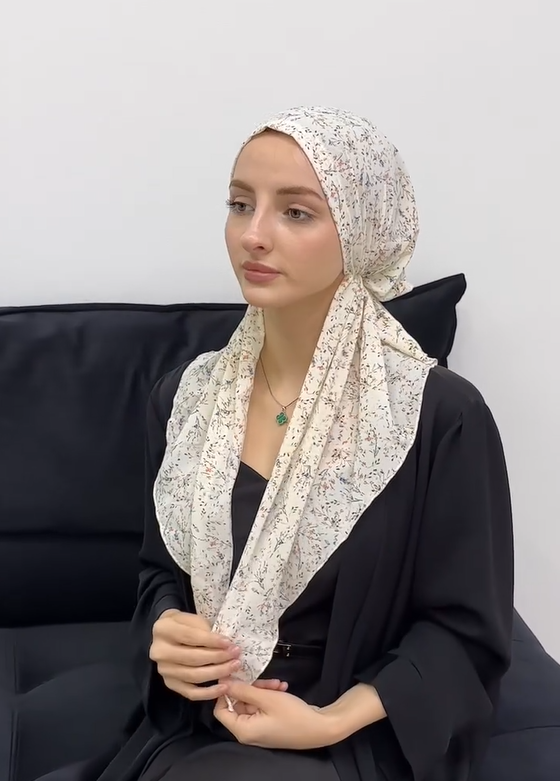 Long Tail Turban Women Headdress