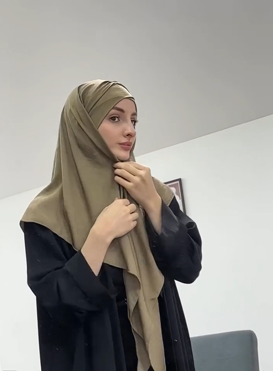 Long Turban And Hijab Scarf