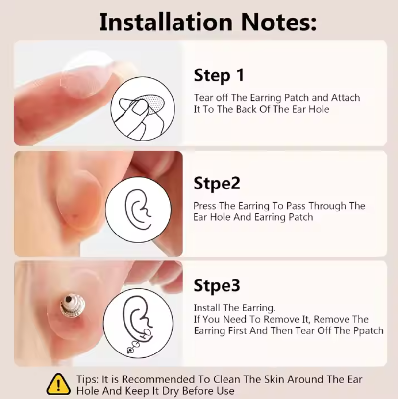 Earring Support Patches