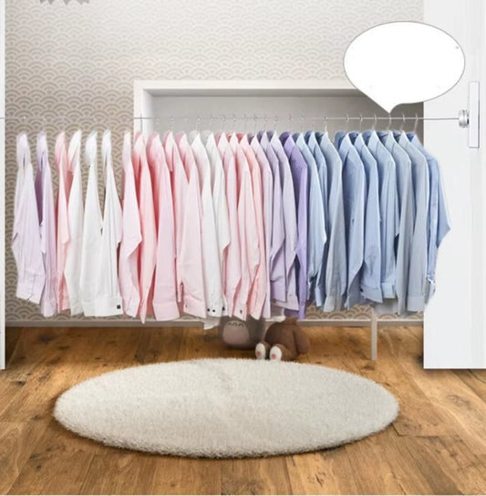 Stainless Steel PVC Coated Clothesline, Portable Windproof Indoor/Outdoor