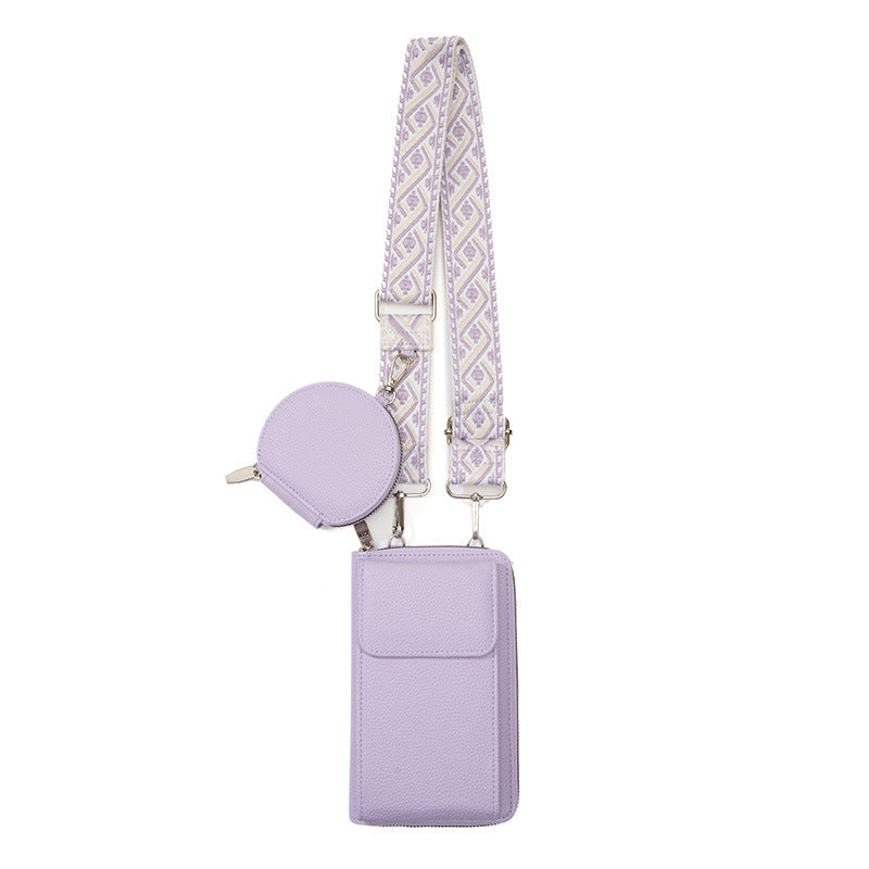 Women's Hand- Bag With Wide Straps With Coin Bag