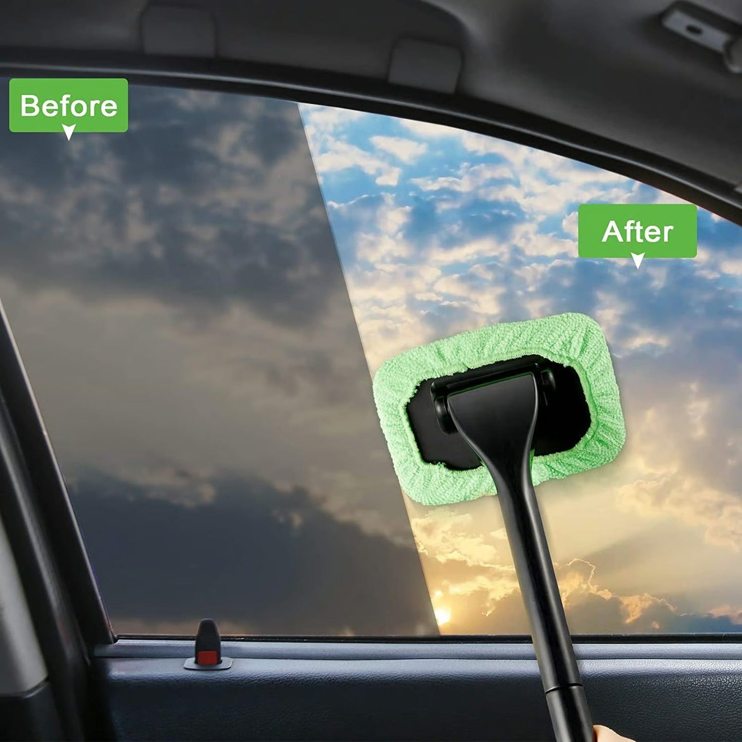 Auto Glass Cleaning Wand