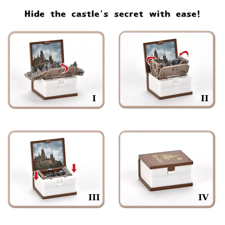 3D Magic Book Harry Potter