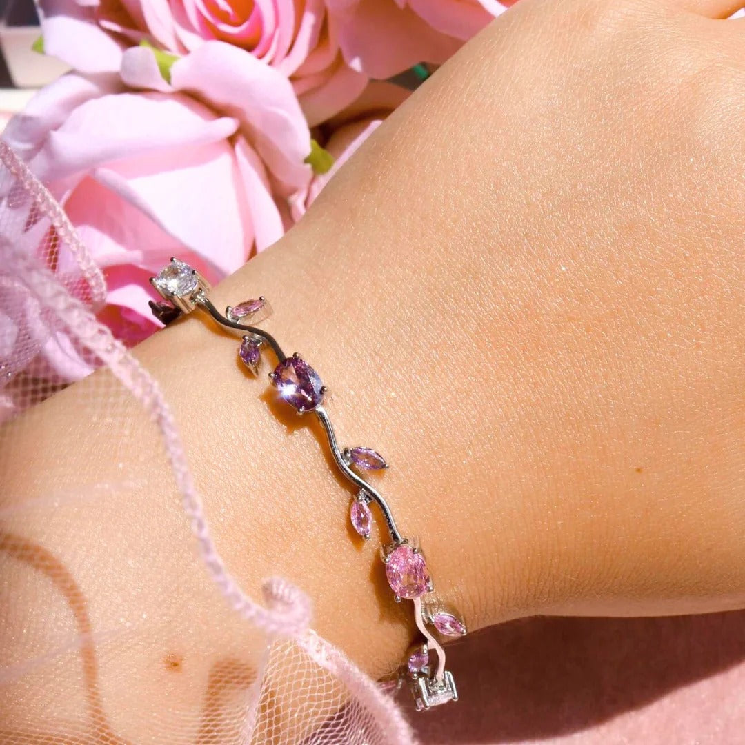 Tulip Flower Bracelet🌷💎